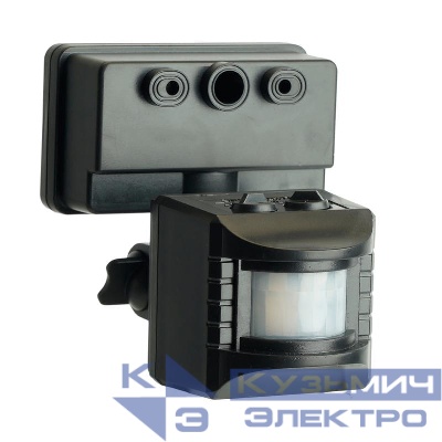 Датчик движения и освещенности 1200Вт 10м 120град. черн. SEN15/LX02 FERON 51517