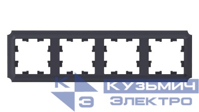 Рамка 4-м AtlasDesign Antique универс. карбон SE ATN101004