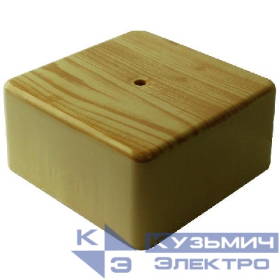 Коробка распаячная 100х100х50мм IP40 для кабель-канала светл. дерево Урал Пак КР-513110100-024