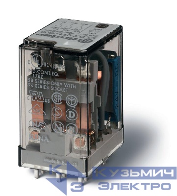 Реле миниатюрное универсальное электромеханич. монтаж на печатную плату 3CO 10А AgNi 230В AC RTI FINDER 551382300000