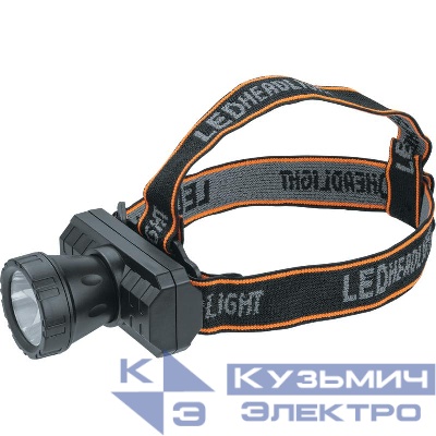 Фонарь налобный 93 889 NPT-H31-ACCU 1LED 3Вт li-ion 0.6А.ч NAVIGATOR 93889
