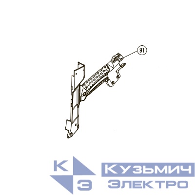 Запчасть №91 для Hybest GSR40A. Левая часть основной рукоятки