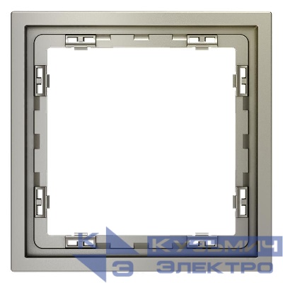 Рамка 1-м S70 пластик. шелк Voltum VLS100104
