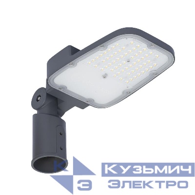 Светильник светодиодный ДКУ-30Вт 4000К 4050лм IP66 сер. линзовая оптика LEDVANCE 4099854030079