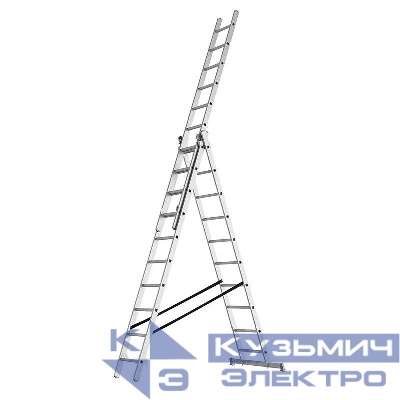 Лестница трехсекционная промышлен. 3х8 Rexant 12-5066