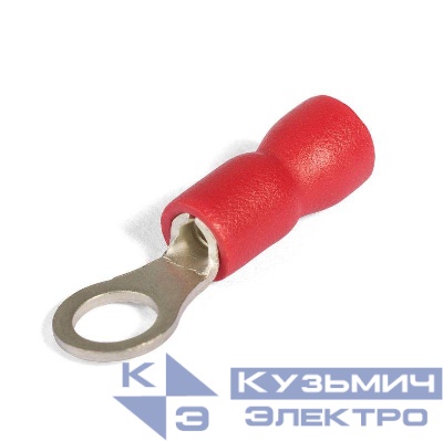 Наконечник кабельный кольцевой изолированный НКИ 1.5-4 EasyFix КВТ 90888