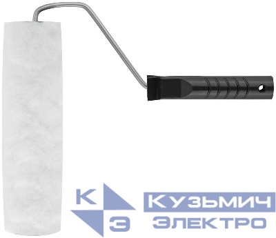 Валик 250мм с ручкой меховой КУРС 02609