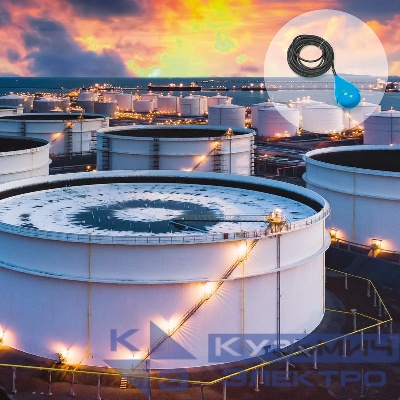 Выключатель поплавковый 3 водонепроницаемые камеры для грязной воды дренажных установок и насосных станций кабель неопрен 5м 1СО 20А IP68 FINDER 72B110000501