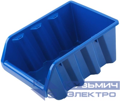 Лоток для крепежа пластиковый 245х170х125мм син. MOS 65698М