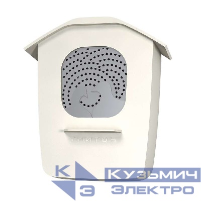 Звонок проводной Дуэт трель 220В 80-90дБА бел. МОНОМАХ ДТ-03