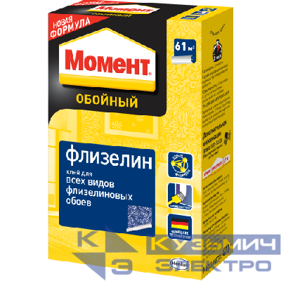 Клей обойный Флизелин 470г Момент Б0059304