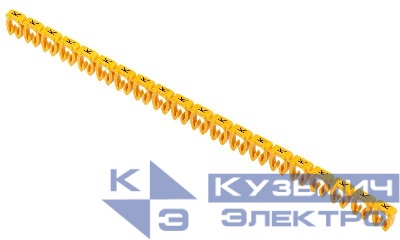 Маркер открытого типа KE 4-6кв.мм символ "K" (уп.200шт) IEK UMK-KE3-K