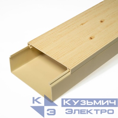 Кабель-канал 100х40 L2000 с двойн. замком сосна Промрукав PR.025453