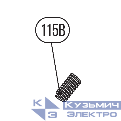 Запчасть №115B для HGSR. Пружина