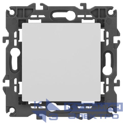 Кнопка Elegance 250В 10АХ бел. матов. 14-1111-01М Эра Б0065810