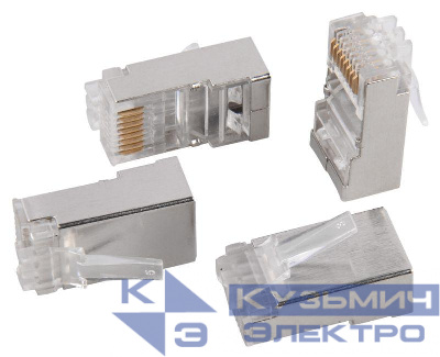 Разъем RJ45 (8P8C) кат.5E FTP ITK CS3-1C5EF