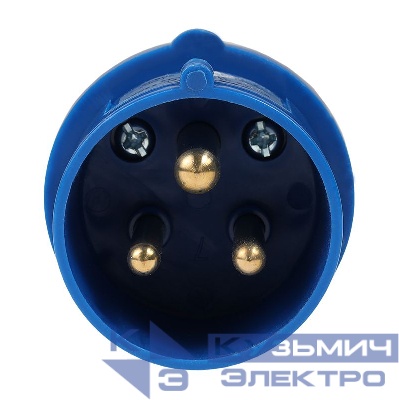 Вилка кабельная 013 16А 220AC 2P+PE 6ч IP44 КЭАЗ 222735
