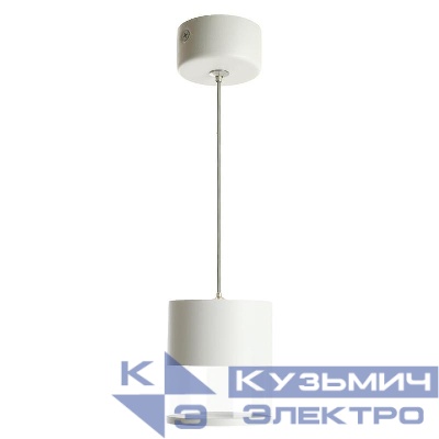 Светильник HL4548 12Вт GX53 230В D85хH88 потолочн. на подвесе бел. FERON 48748