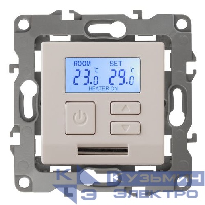 Терморегулятор универсальный 12-4111-02 230В-Imax16А сл. кость ЭРА Б0031272