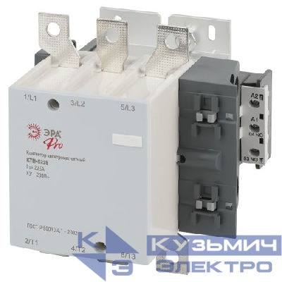 Контактор КТИ-5225 PRO KKT50-225-230-10-E 225А 230В/АС3 Эра Б0054926