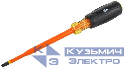 Отвертка диэлектрическая SLIM SL6.5х150 Т3 ARMA2L 5 IEK A2L5-SC31-T3-SL-65-150