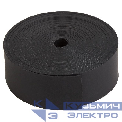 Лента термоус. ТЛ-0.8 25мм 5м с клеевым слоем черн. Rexant 48-9006