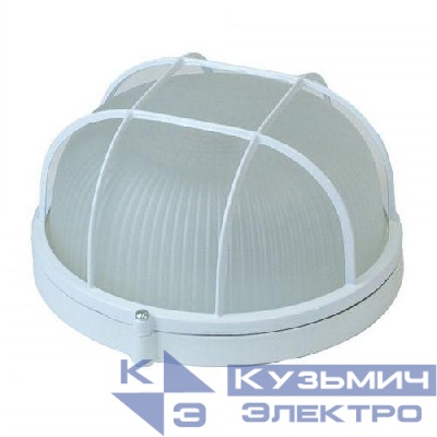 Светильник "Акватермо" НБП 03-60-002 max 60Вт E27 IP54 D176 круг алюм./стекло решетка бел. ЭРА Б0048421