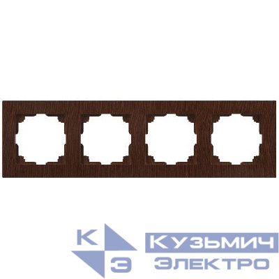 Рамка 4-м СП Accent 6-504-10 венге Intro Б0063715