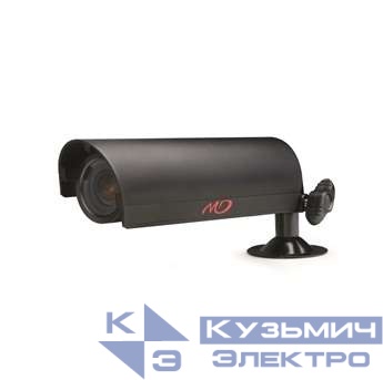 Видеокамера цветная миниатюрн. влагозащ. 500ТВЛ день/ночь 0.5Лк (F1.2) объектив 3.6-16мм 12В DC MicroDigital MDC-1220VW