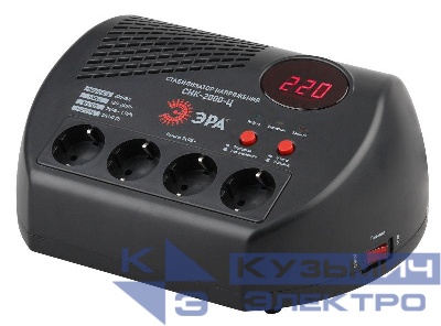 Стабилизатор напряжения СНК-2000-Ц компакт. ц. д. 160-260В/220В 2000ВА ЭРА Б0031075