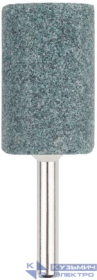 Шарошка абразивная по камню/мрамору/кафелю хвостовик 6мм цилиндр 25х40мм FIT 36971