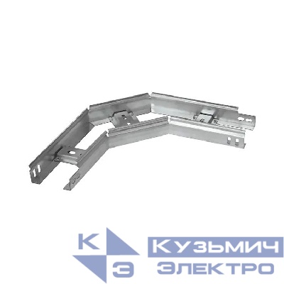 Угол горизонтальный 90град. с крышкой 200х100 1.5мм Промрукав PR08.5491