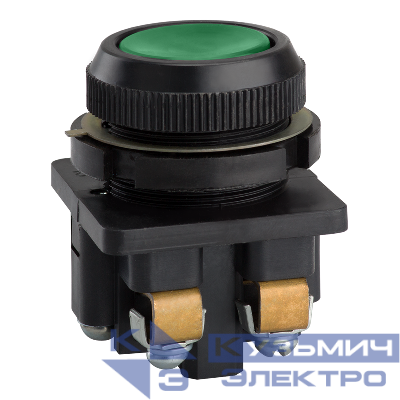 Выключатель кнопочный КЕ 011 У3 исп.1 зел. КЭАЗ 264475