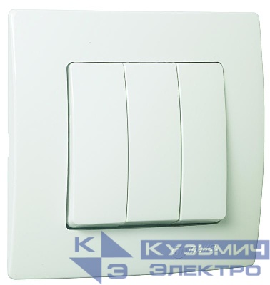Выключатель 3-кл. Lillium 1вх. 3вых. Makel 32001091