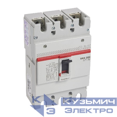 Выключатель автоматический 3п 225А 36кА DRX250 стационарн. Leg 027128