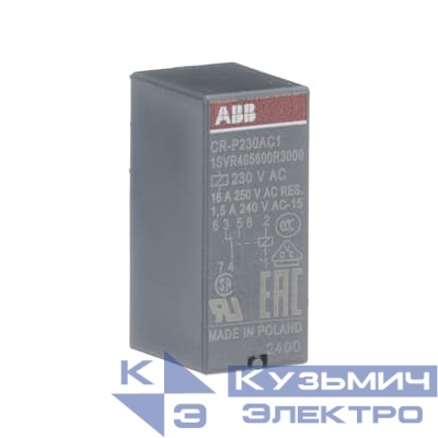 Реле CR-P230AC1 230B AC 1ПК (16А) 1SVR405600R3000