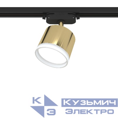 Светильник трековый ARTLINE поворотный 85х85х70мм GX53 230В алюм./пластик. 4кв.м зол. Ritter 59864 4