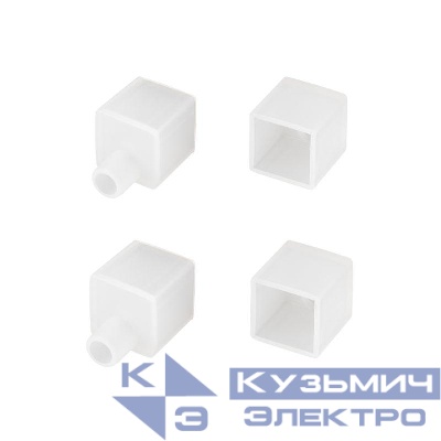 Заглушка WPH-FLEX-1414-TOP WHITE с отверстием пластик Arlight 040862