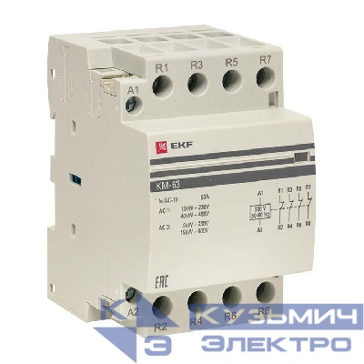 Контактор модульный КМ 63А 4NC (3 мод.) PROxima EKF km-3-63-04