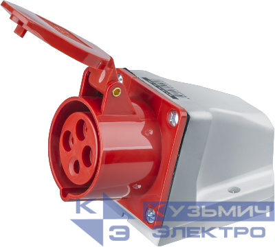 Розетка стационарная ОП 16А 3P+PE IP44 14 295 NCA-SR114-16-380 Navigator 14295