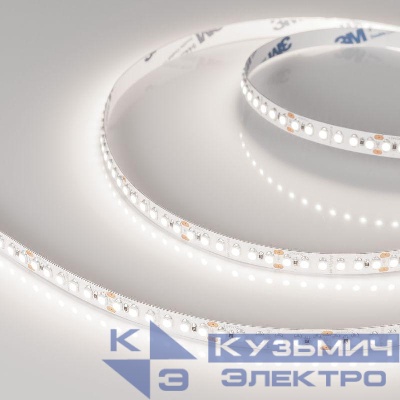 Лента светодиодная RT-A180-8mm 24V Day 5000К 14.4Вт/м IP20 3528 открыт. (уп.5м) Arlight 040547