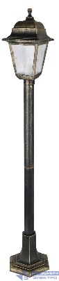 Светильник столб садово-парковый PP6201 C64 НТУ 04-60-002 У1 "Оскар 4" 1м 4-гр пласт. +пласт. черн. бронза Camelion 13860