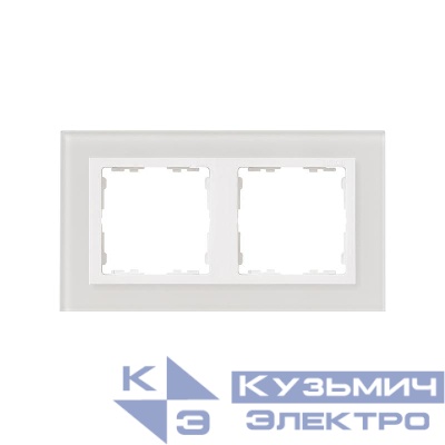 Рамка 2-м Simon82 Nature стекло бел./бел. Simon 82627-30