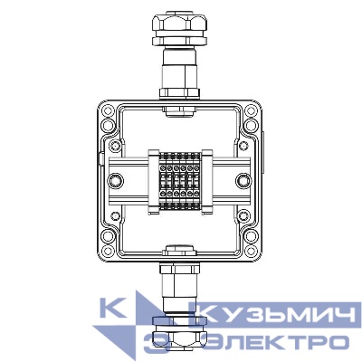 Коробка клеммная взрывозащ. TBE-A-12-(6xCBC.2)-1xKAEPM2MHK-20(A)-1xKAEPM2MHK-20(C)1Ex e IIC Т5 Gb / Ex tb IIIC T95град.C Db IP66 алюм. DKC 1201.121.22.11B