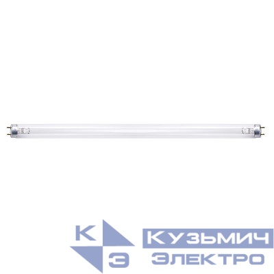 Лампа бактерицидная ультрафиолетовая EFL-T8-15/UVCB/G13/CL спектр UVC 253.7нм картон Uniel UL-00007275