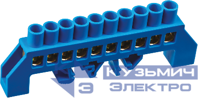 Шина нулевая на DIN-изоляторе в оболочке 8х12-10 Navigator 71188