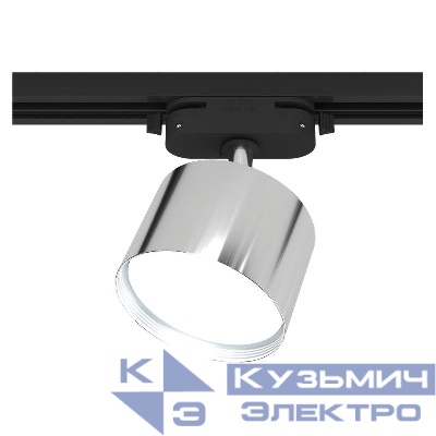 Светильник трековый ARTLINE поворотный 85х85х55мм. GX53 230В алюм. 4кв.м хром. Ritter 59859 0
