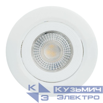 Светильник светодиодный AL540 5Вт 4000К 400лм встраив. круг бел. FERON 52046