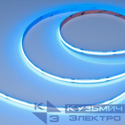 Лента светодиодная COB-X480-8mm 24V Blue 8Вт/м IP20 (уп.5м) Arlight 047734