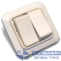 Выключатель 2-кл. СП 6.3А IP20 С56-У02 бел. БЕЛ. ЦЕРКОВЬ С56-У02